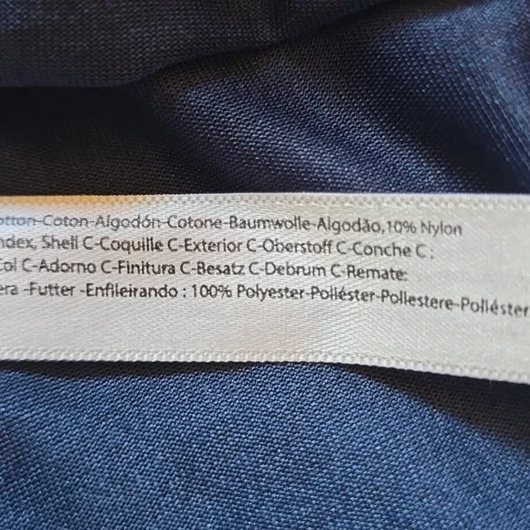 NWT, Free People ONE, Adella Burnout Lace Slip Mini Dress, Navy, XS - Picture 13 of 15